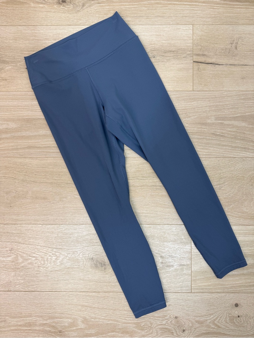 Athleta Blue Transcend Rib 7/8 Tight